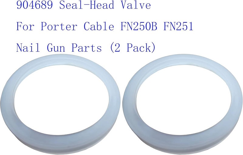 VIGORVIL 904689 Seal-Head Valve For Porter Cable FN250B FN251 Nail Gun Parts (2 Pack) - Image 2